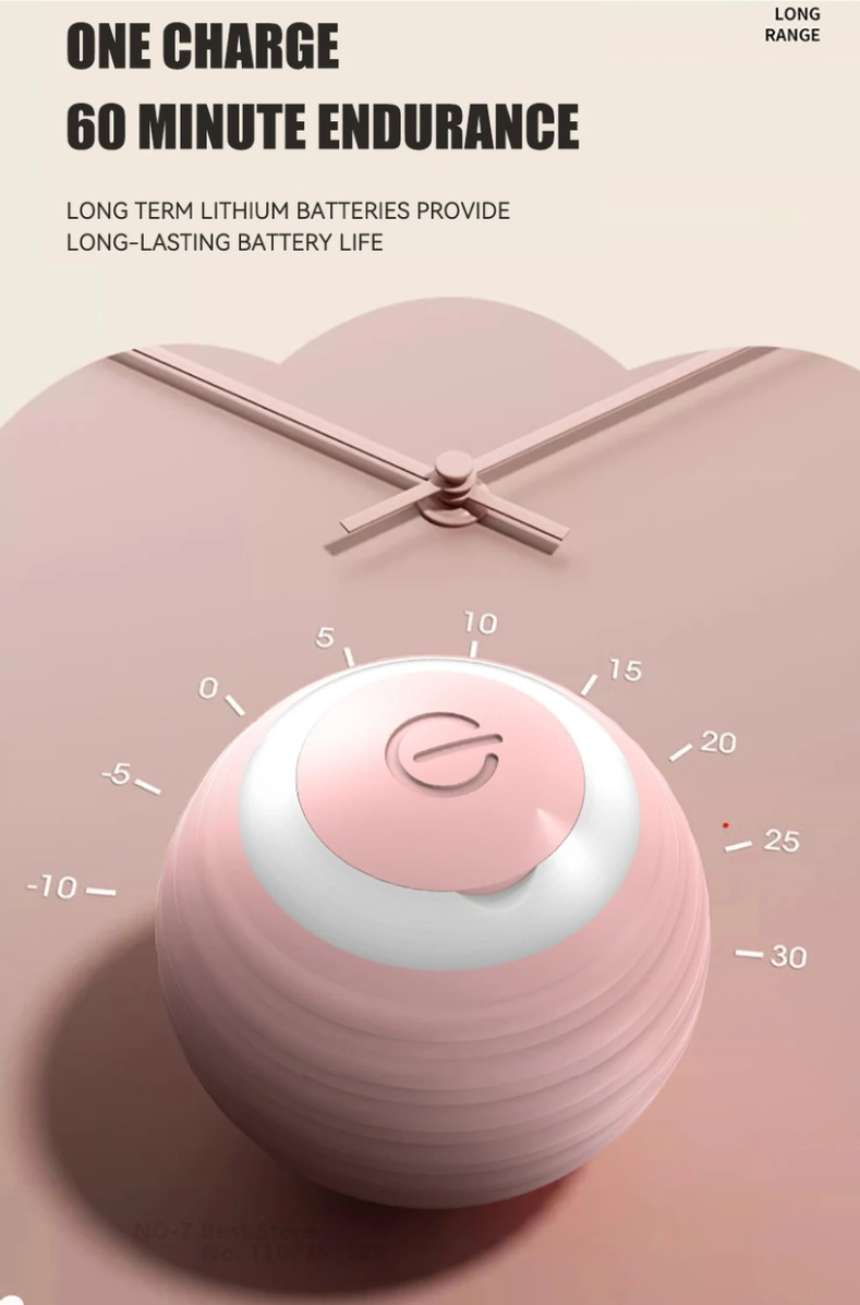 Interactive Auto-Ball - Automatic Rolling Smart Toy for Endless Fun!